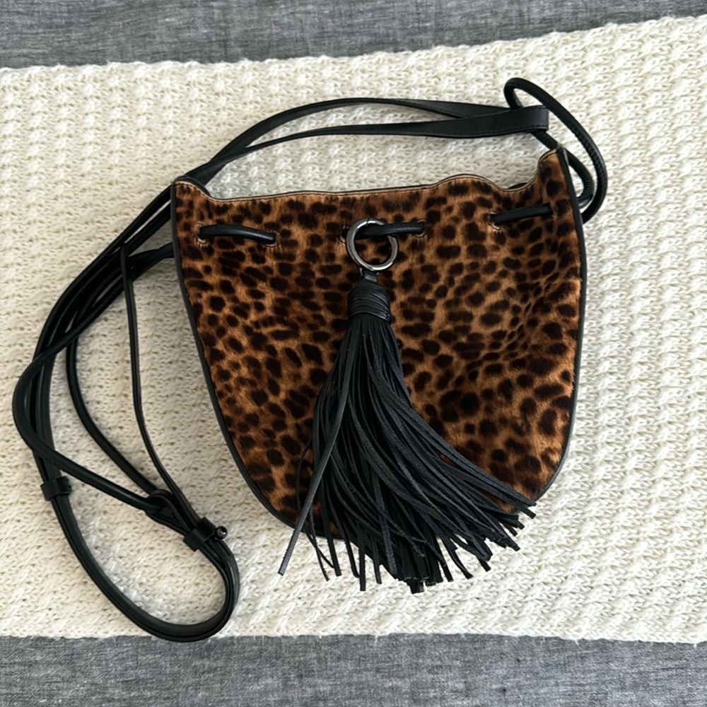 Rebecca Minkoff Faux Cheetah Hyde Crossbody
